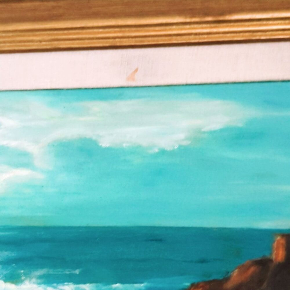 Vintage Clarence Braley 1854-1925 Signed Seascape Nautical Oil Painting - Picture 4 of 11